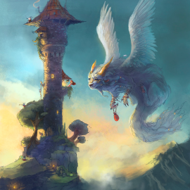 Башня дракона арт
