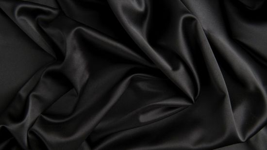Черная шелковая ткань текстура
