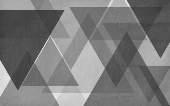 Орнамент в треугольнике абстракция