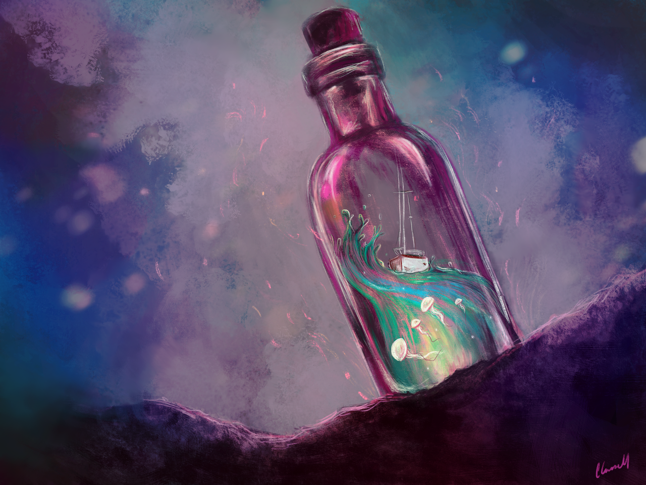 Дух пузырьков. Фласка. Красивые бутылочки. Магические бутылочки. Бутылочка с зельем.