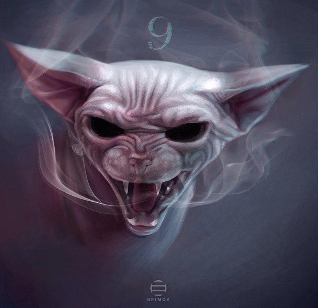 Сфинкс кошка злая демон