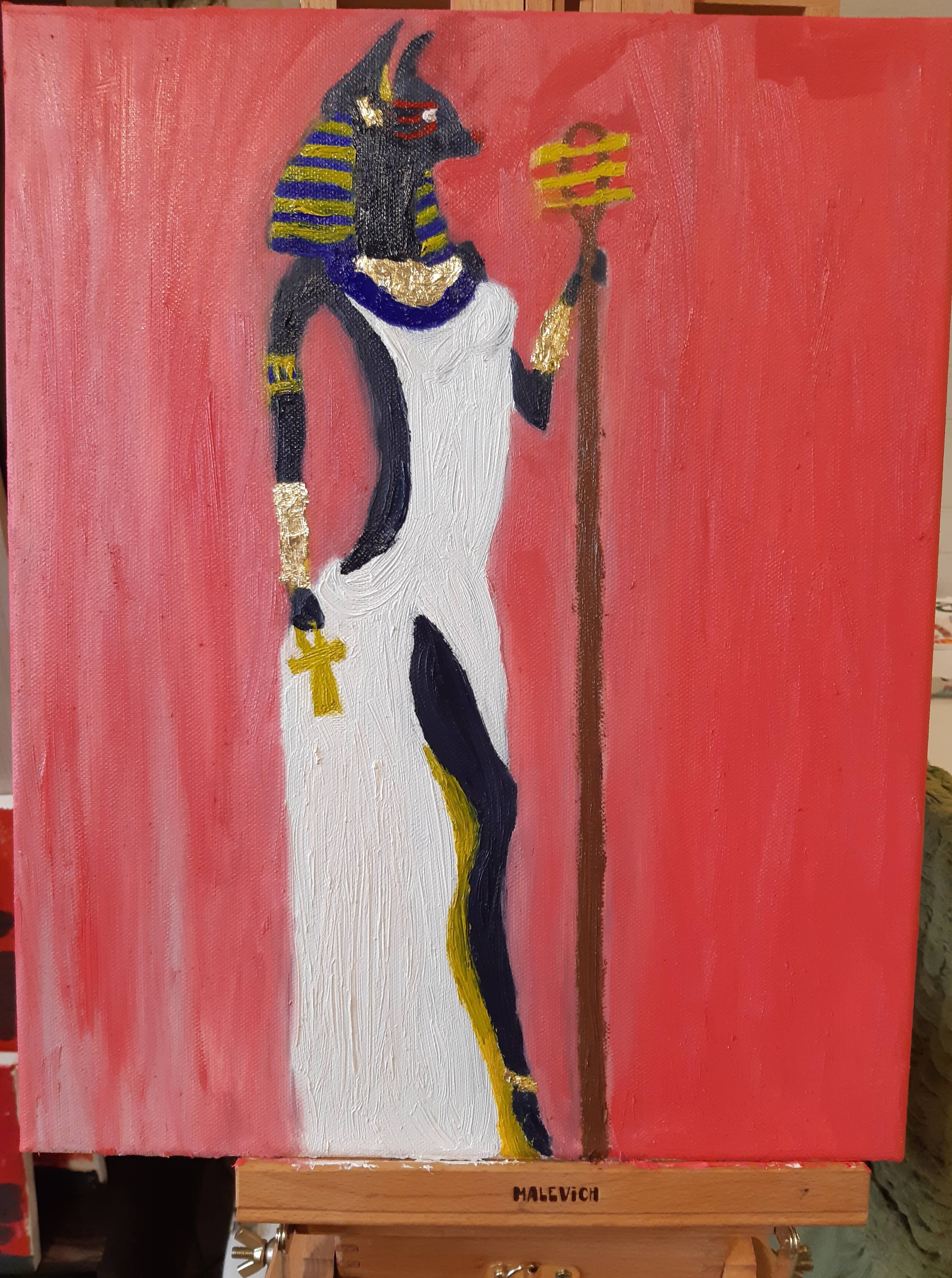 Баст санкт петербург. Бастет богиня Египта. Богиня Бастет картина. Богиня Бастет арт. Египетская живопись богиня Бастет.