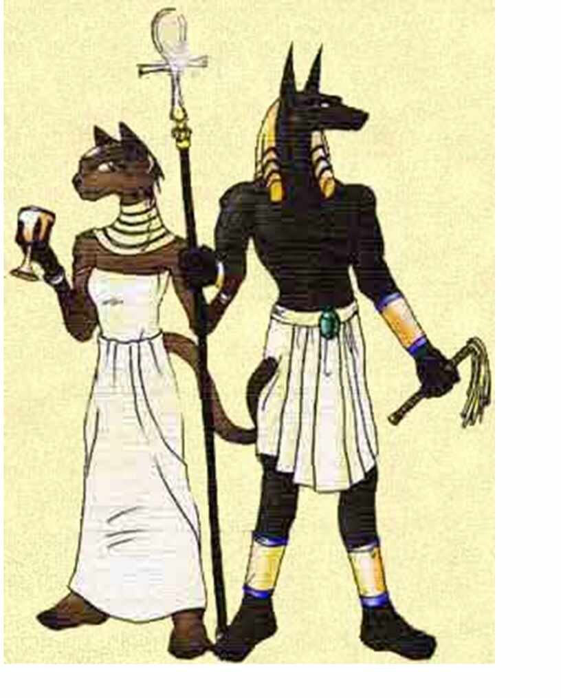 Египет люди боги. Богиня Бастет и Анубис. Бастет богиня Египта. Египет Бастет и Анубис. Богиня Бастет в древнем Египте.