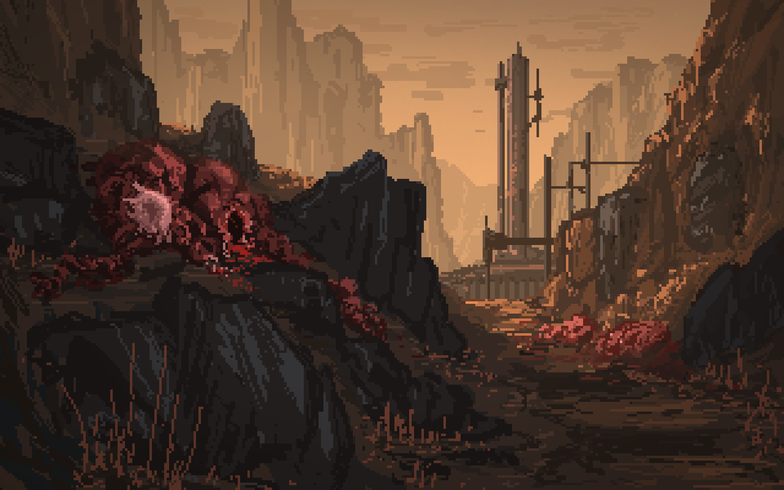 Пиксельный апокалипсис про. Death Trash пиксельная игра. Постапокалипсис пиксель арты. Постапокалипсис пиксель. Пиксельный апокалипсис.