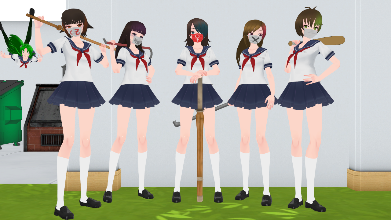 Бесплатные игры yandere simulator. Сукебан Яндере симулятор. Микаэла Лос Яндере симулятор.