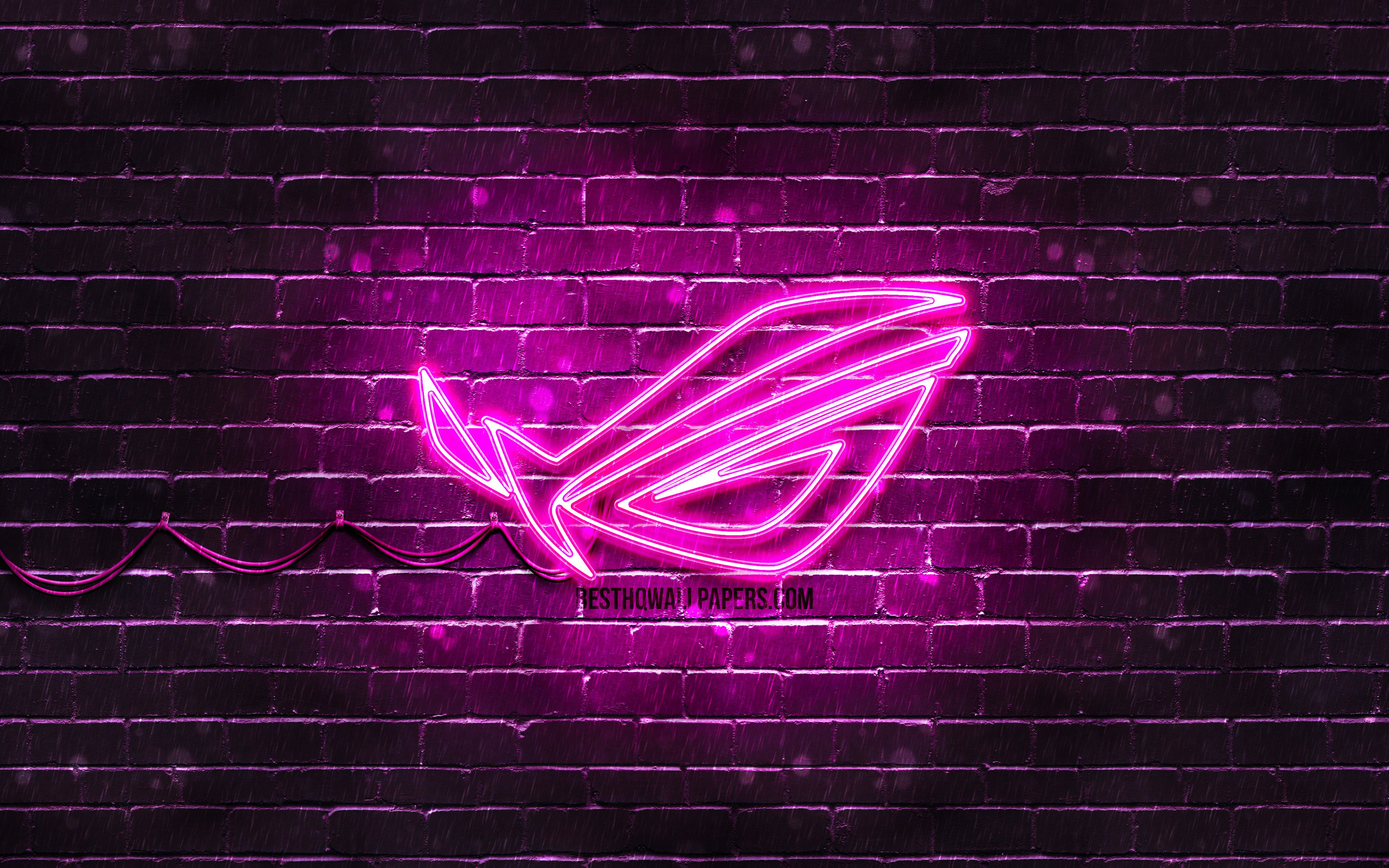 Neon wallpaper. ASUS ROG Neon 4k. ASUS ROG Neon 4k White. Фиолетовый ASUS ROG. ASUS ROG неон лого 4k.