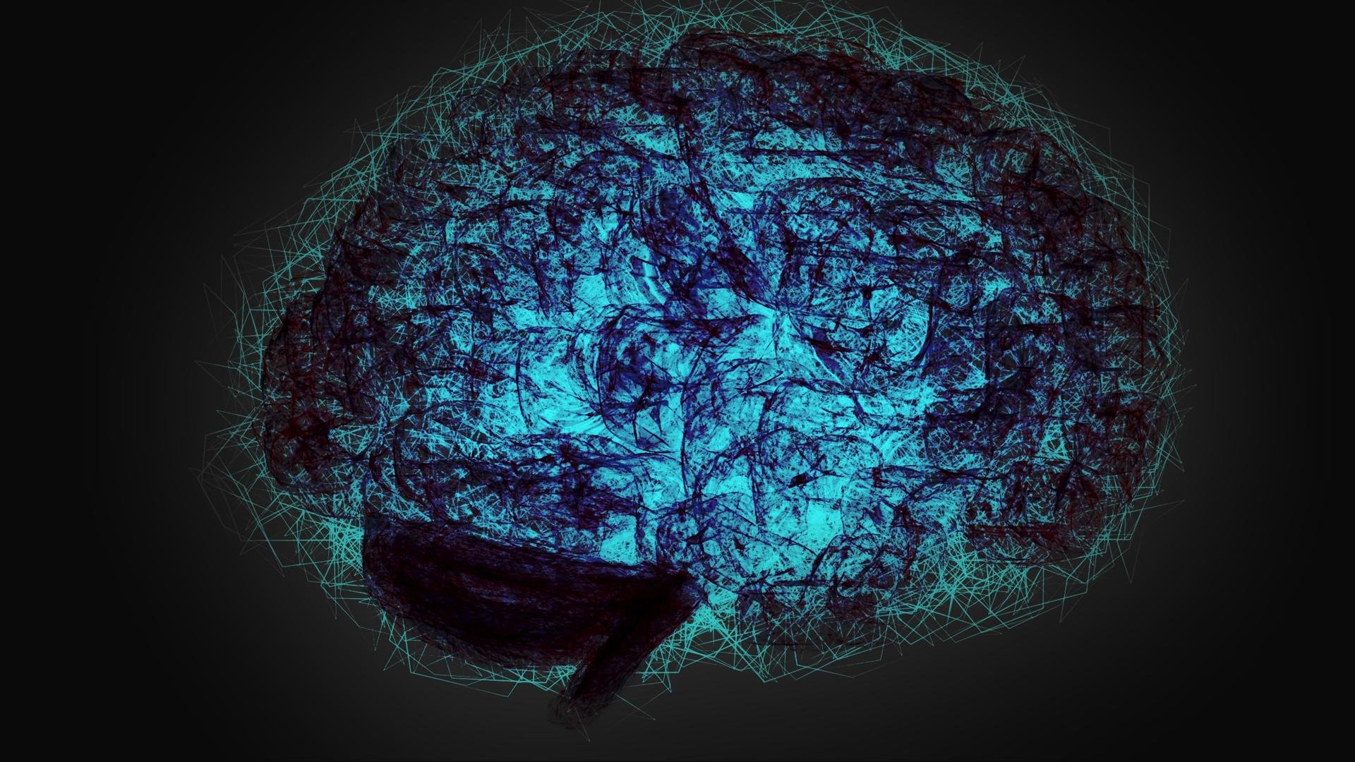 Brain effect. Мозг абстракция. Мозг человека арт. Мозг на черном фоне. Мозг темный.