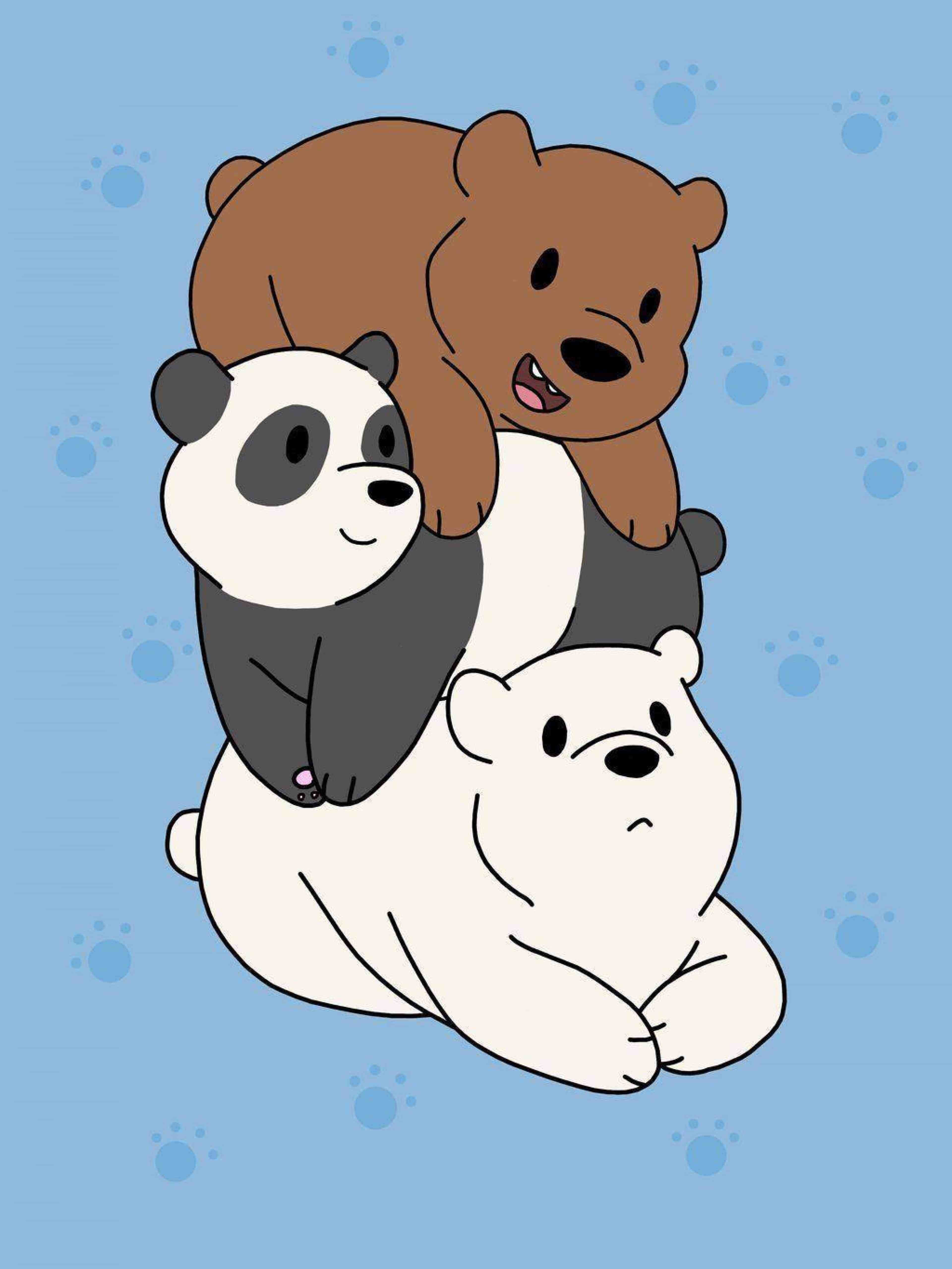 3 мишки. Мультфильм we bare Bears. We bare Bears Панда и белый. Три медведя we bare Bears. We bare Bears белый медведь.