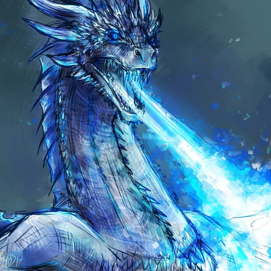 Ледяной дракон виверна