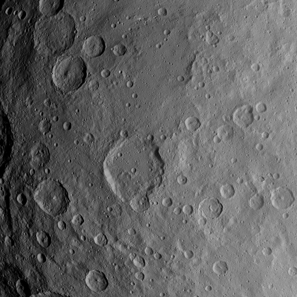 Церера Планета кратеры