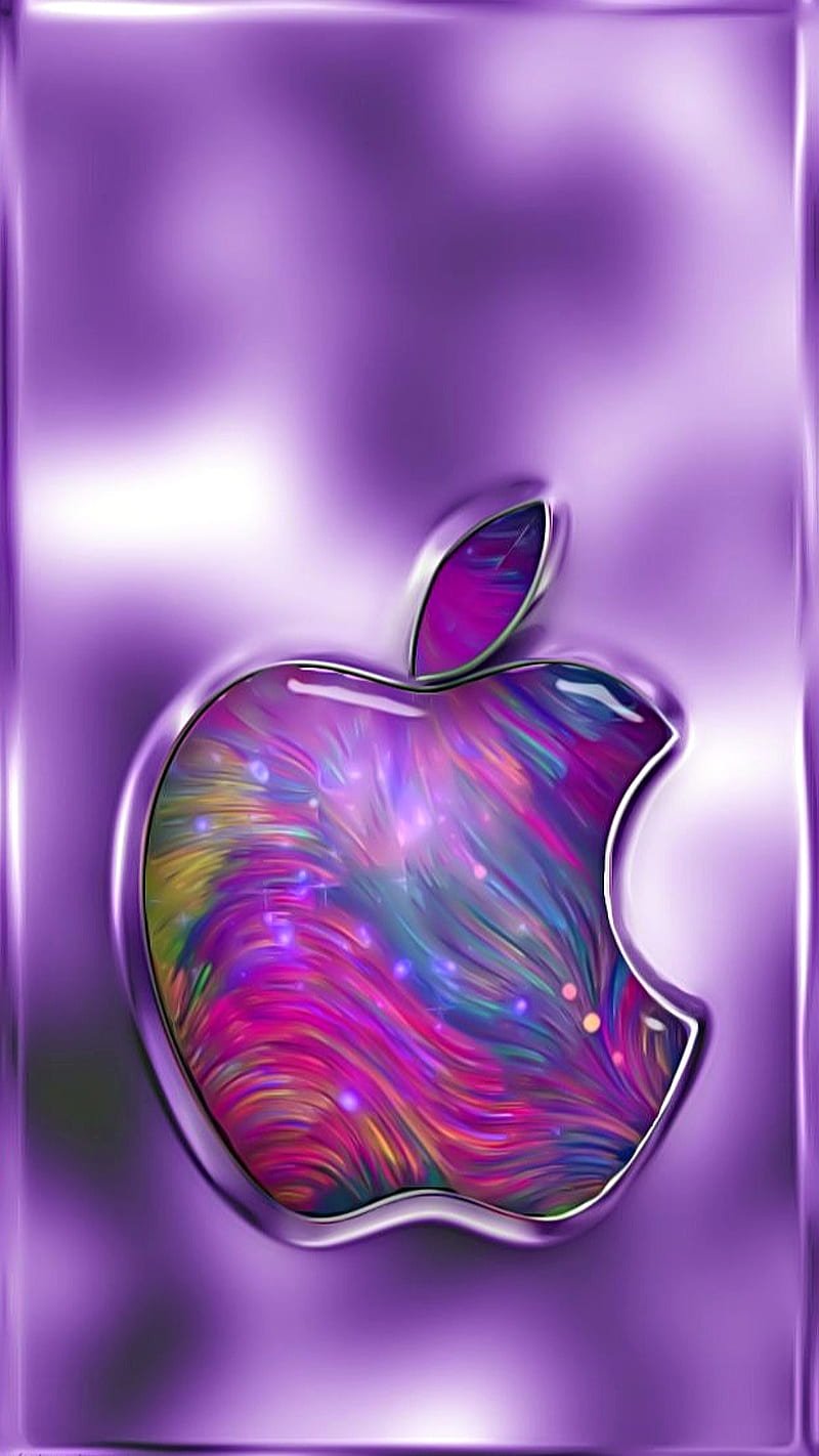 Яблоко стеклянное айфон