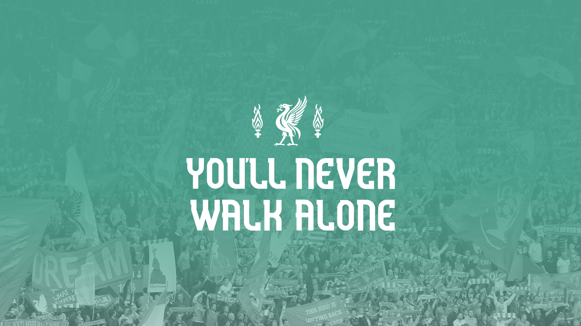 You ll never. Ливерпуль обои на рабочий стол. YNWA Ливерпуль на обои. Ливерпуль обои на рабочий стол 1920х1080. Обои you never walk Alone Liverpool.