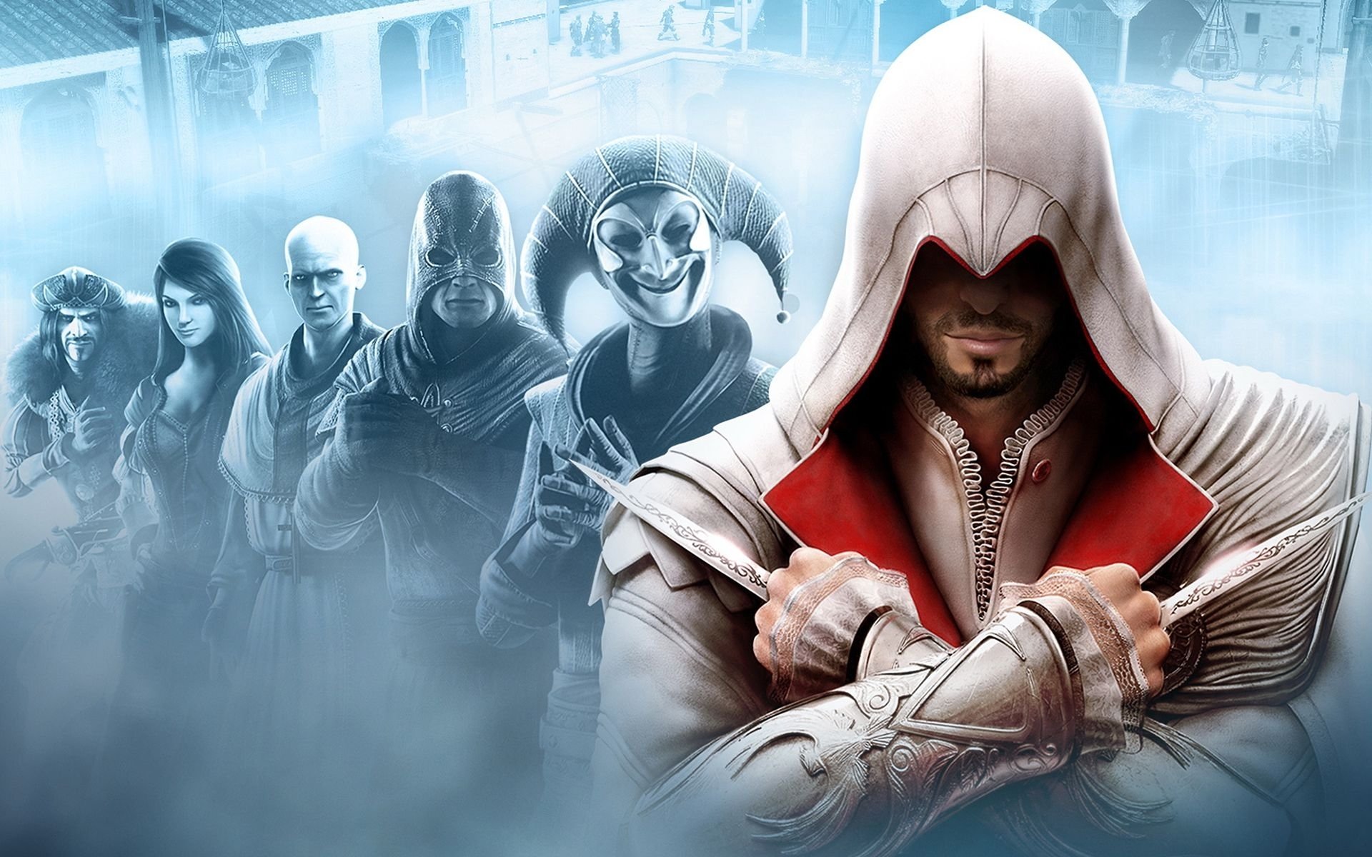 Гейм ассасины. Эцио Аудиторе да Фиренце. Ассасин Крид 3 братство. Assassins Creed Brotherhood 1080. Эцио ассасин Крид братство.