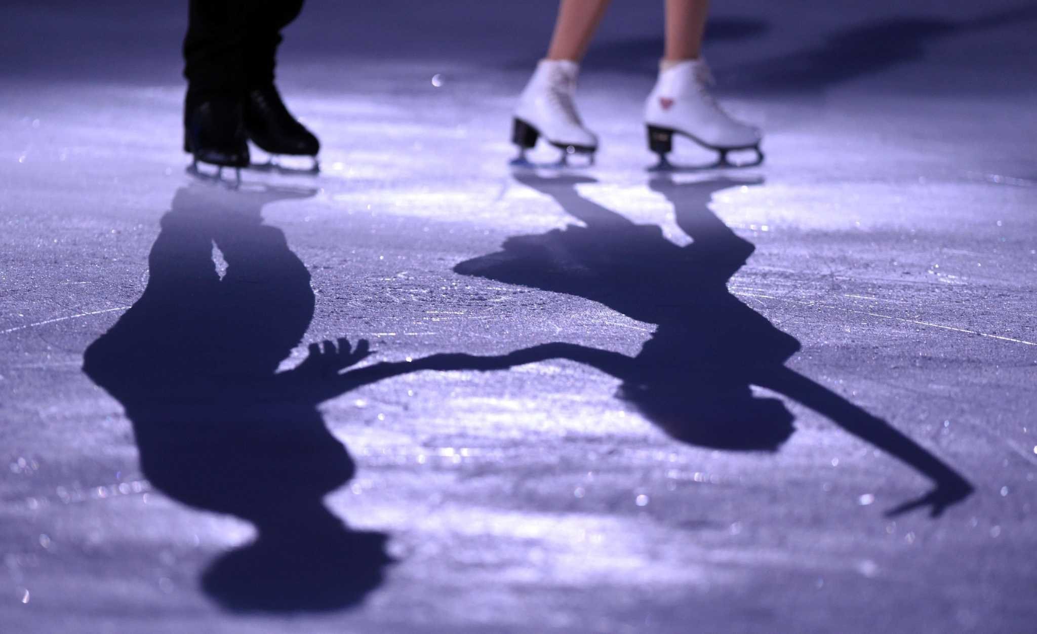 Ice skating sport