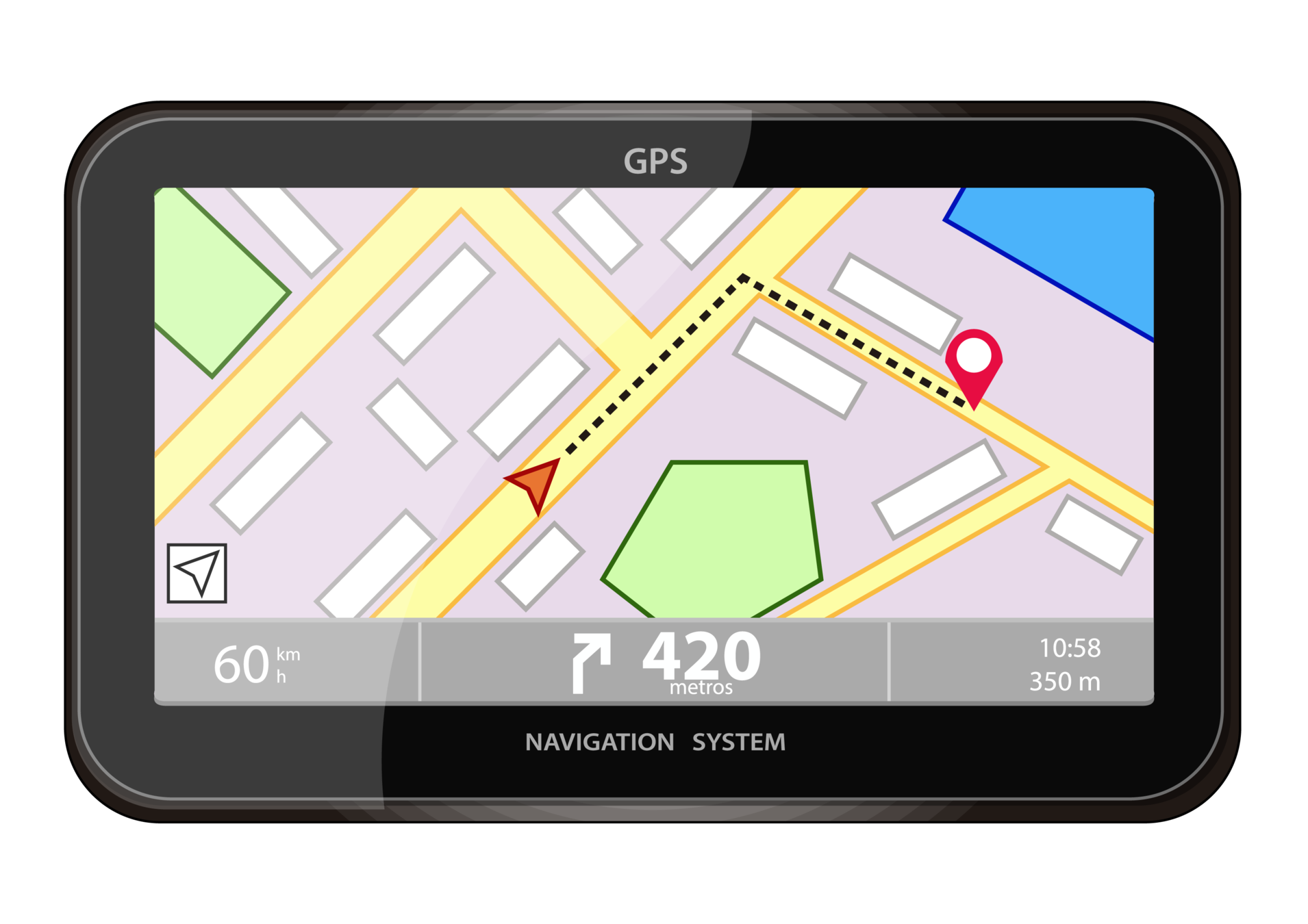 GPS навигатор. Карта GPS навигатор. Экран навигатора. Навигатор без фона.