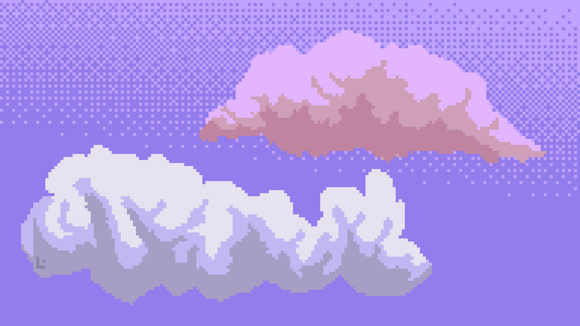 Облака пиксель