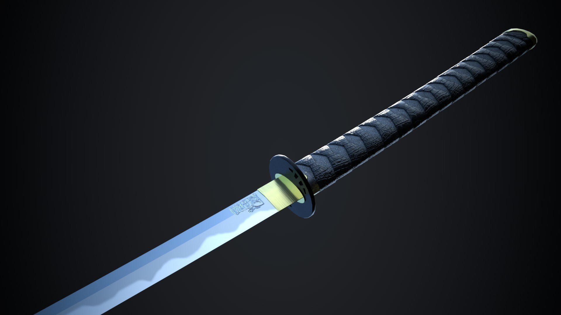 Wallpaper katana. Катана Хаттори. Катана Ханзо. Hattori Hanzo катана. Японский меч Хаттори Ханзо.