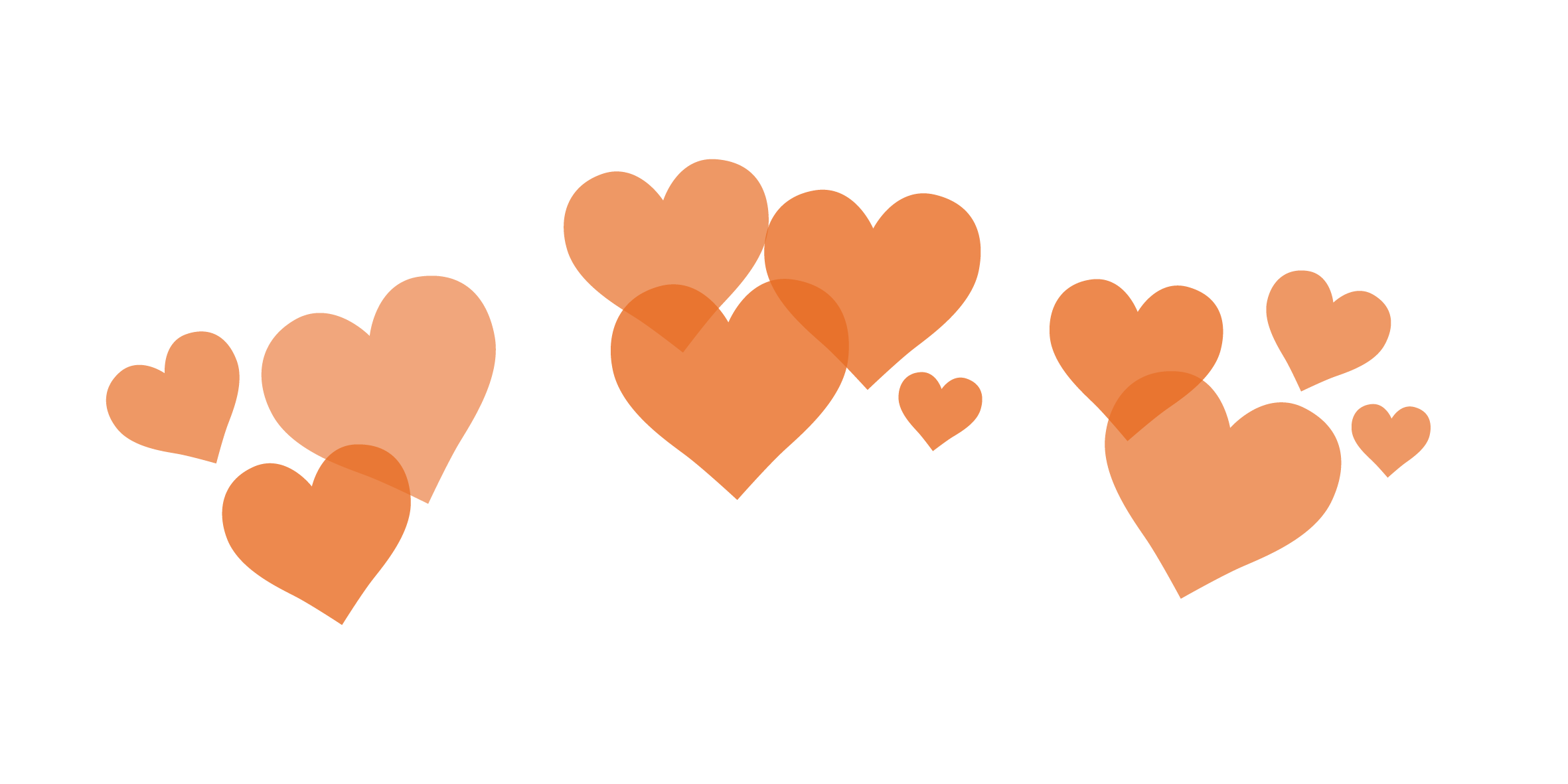 Corazón naranja emoji
