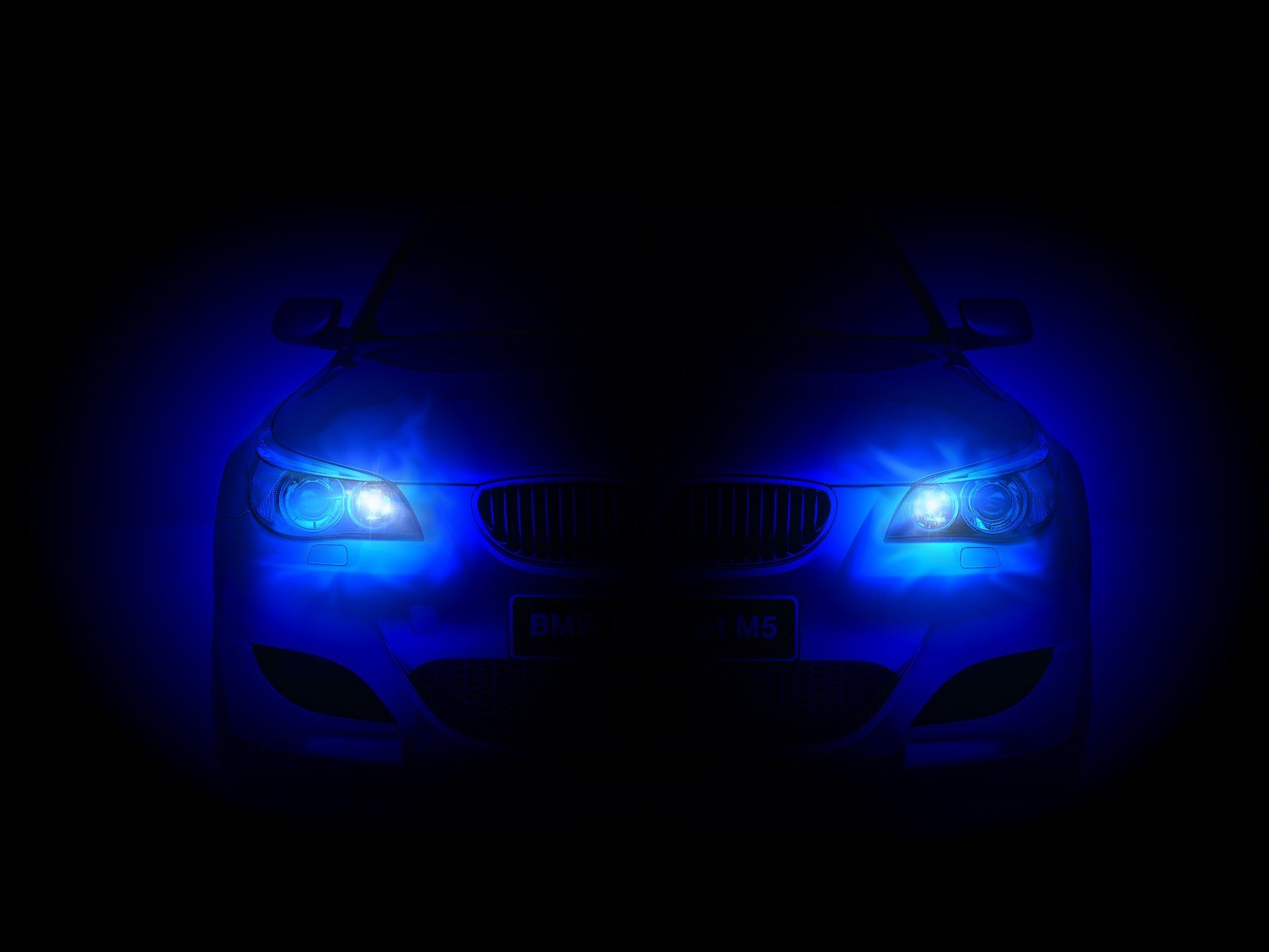 BMW m5 неон