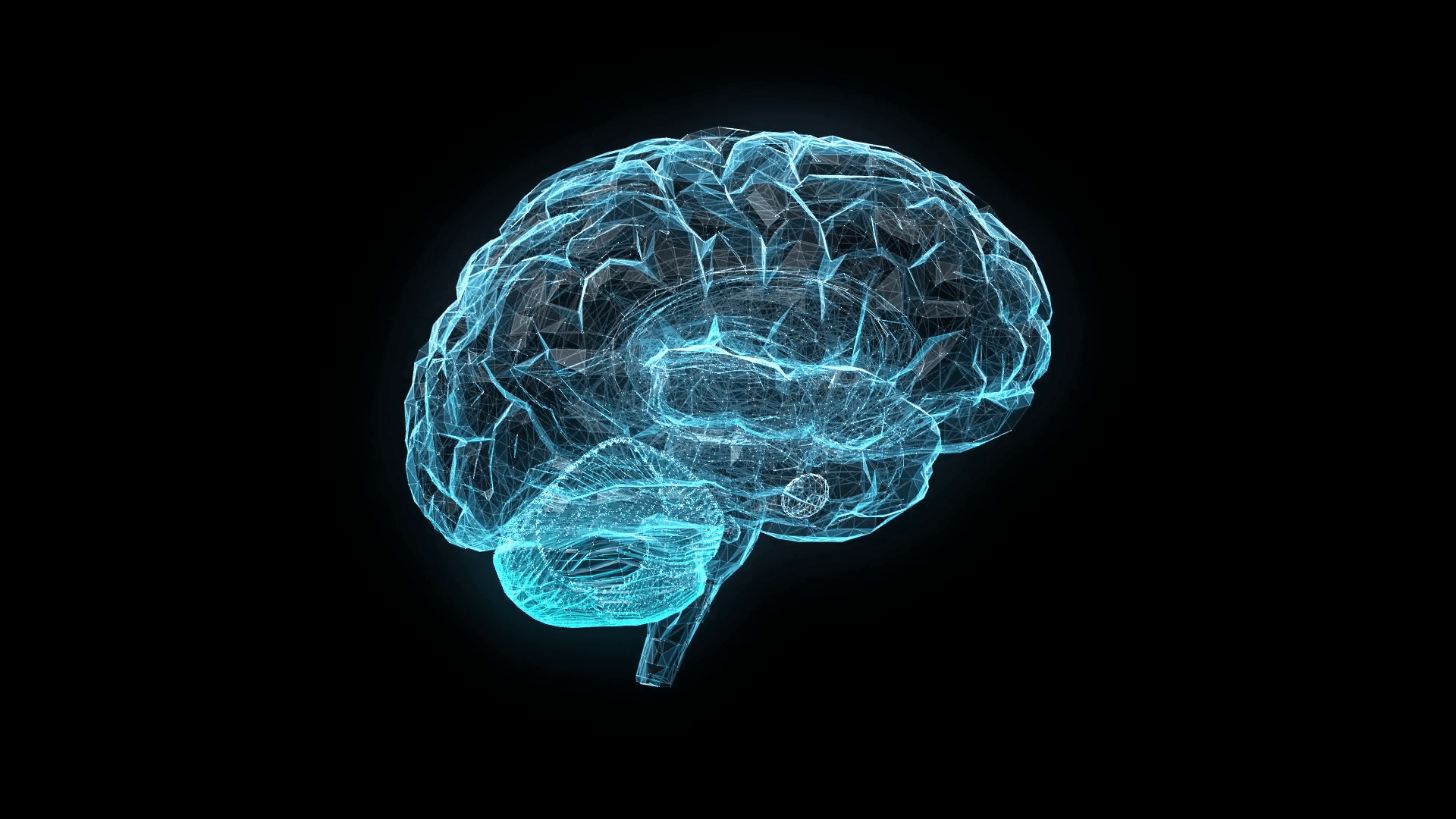 Brain g. Неоновый мозг. Мозг на темном фоне.