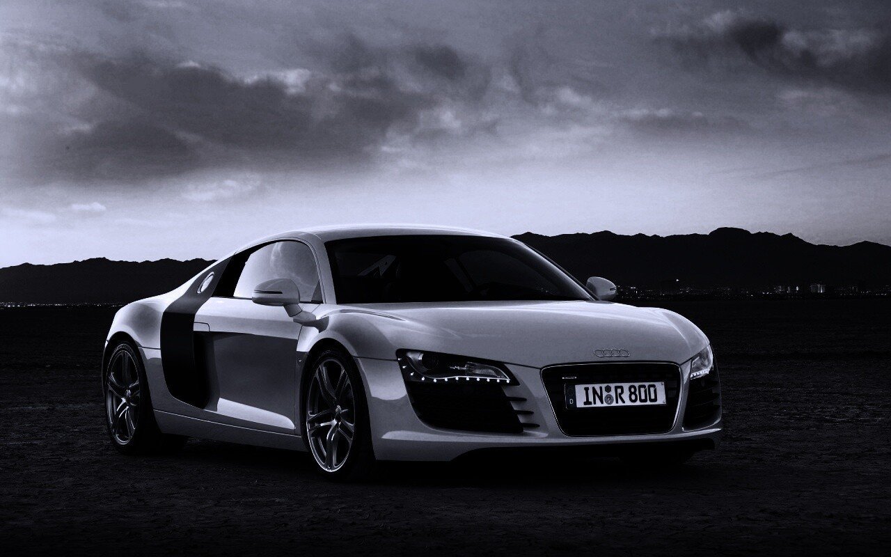 Audi r8 Black 4Рє