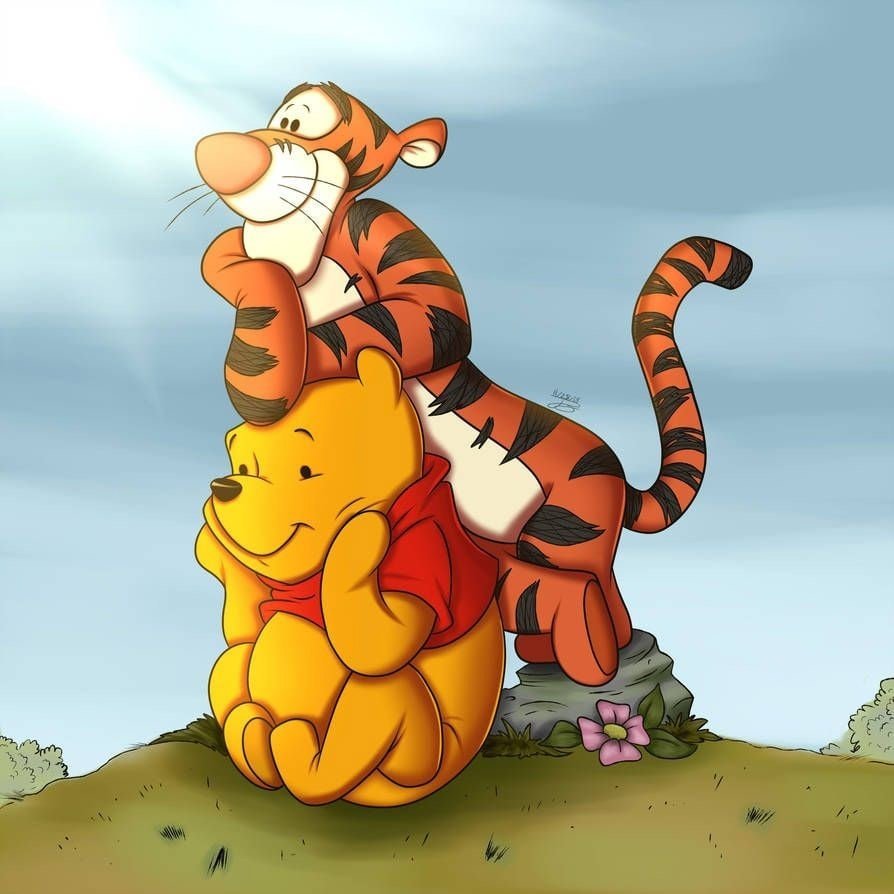 Tigger pooh. Винни пух Тигруля. Медвежонок Винни Тигруля. Тигра Винни пух.