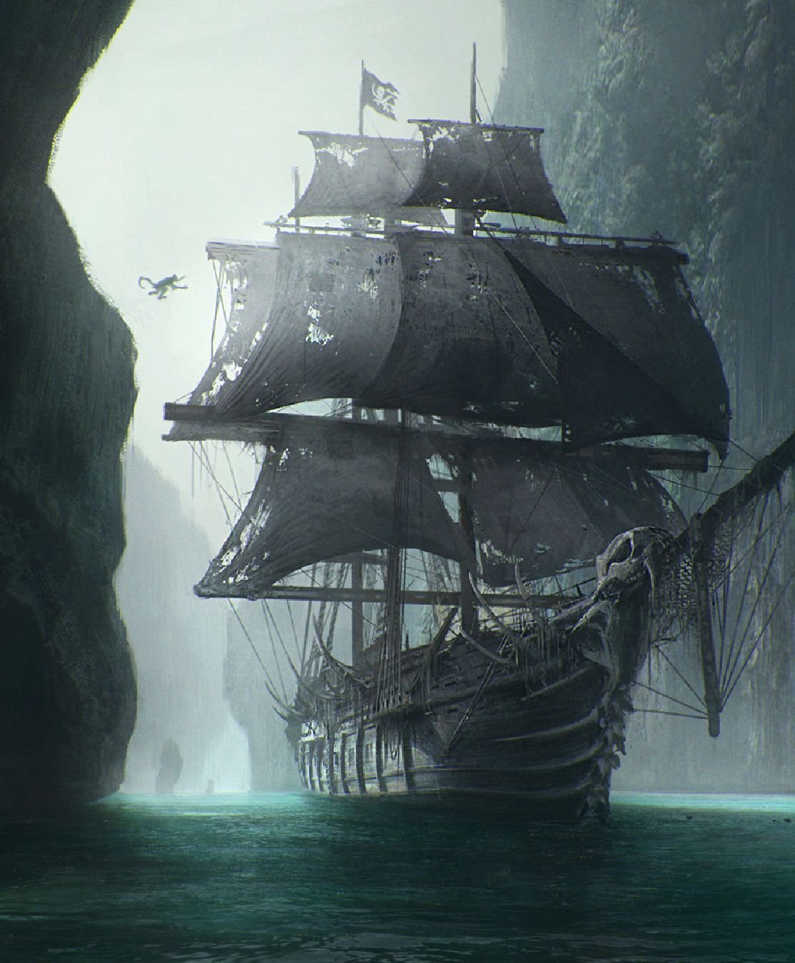 Unsinkable pirate ship