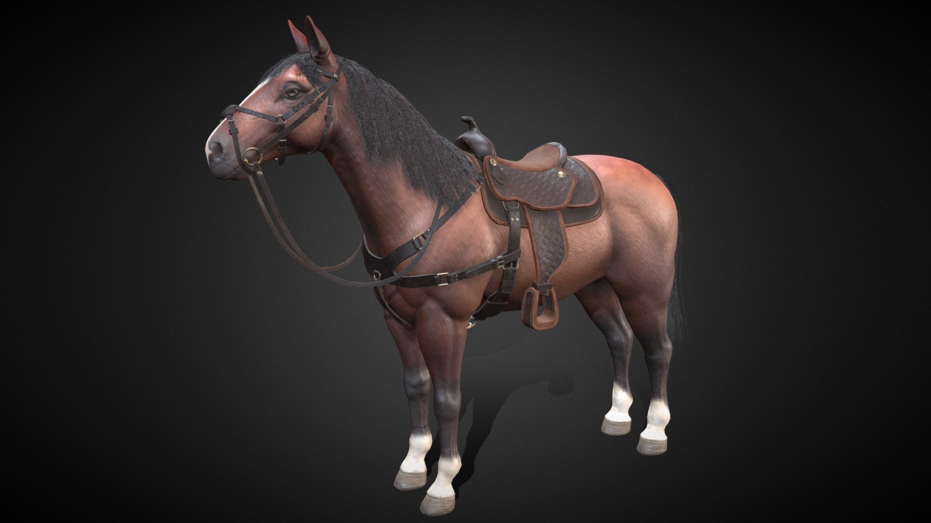 Horse 3d model