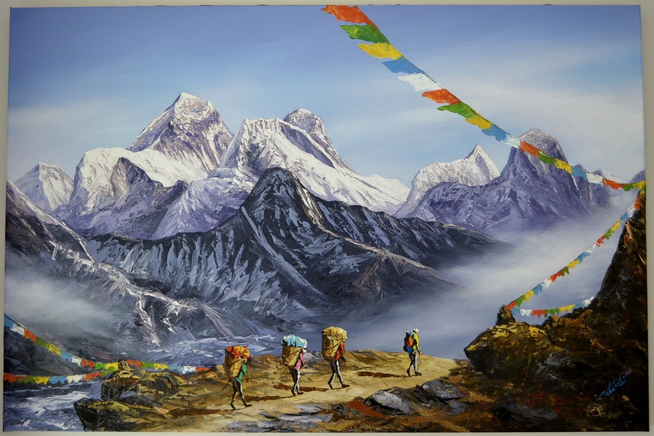 Картина гора Everest