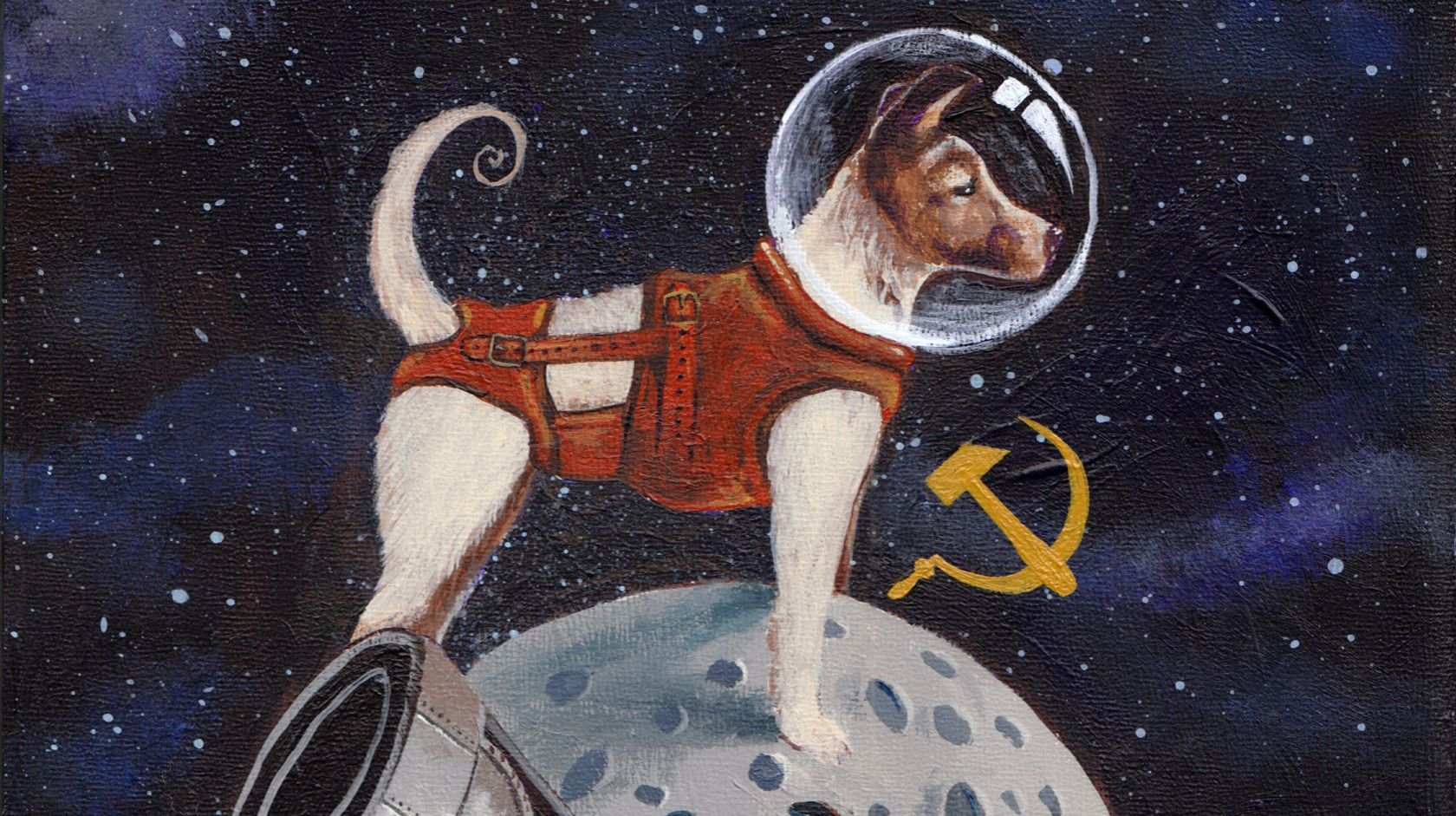 Полетели в комос. Космосе собака лайка СССР. Первая собака космонавт лайка. Собака лайка 1957. Лайка собака космонавт в скафандре.