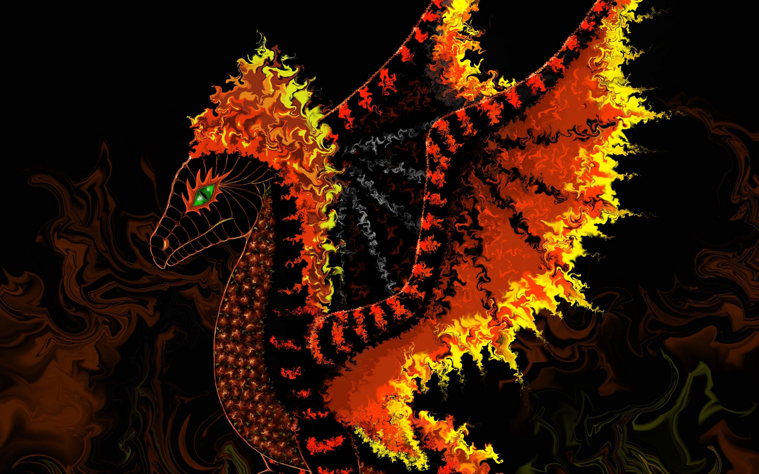 Красивые заставки драконов