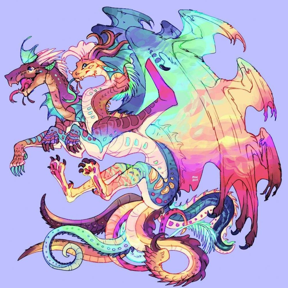 Красивые цвета для дракона