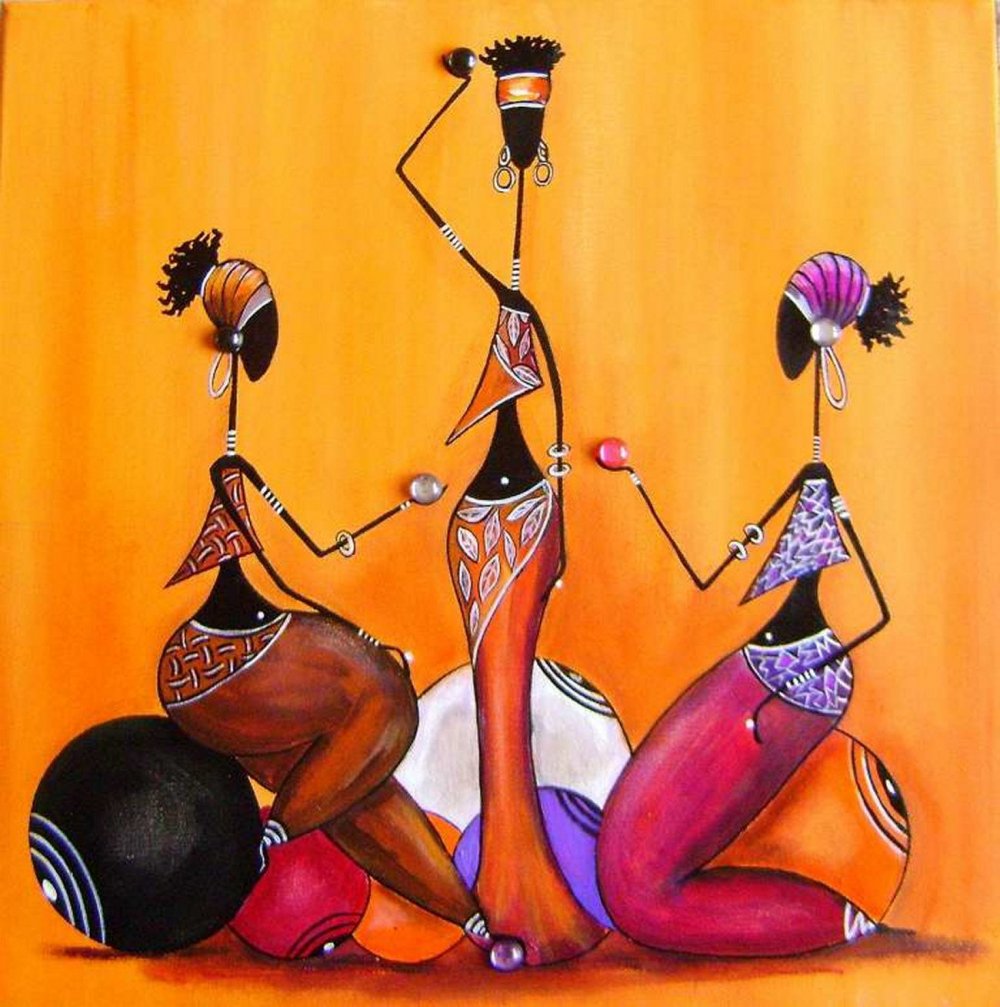 Картины в африканском стиле