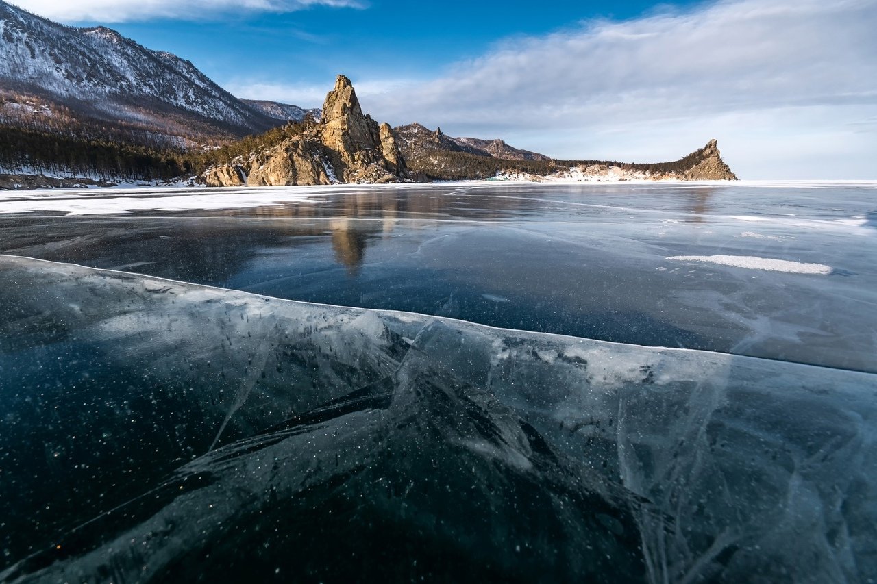 Лед Байкала Малое море