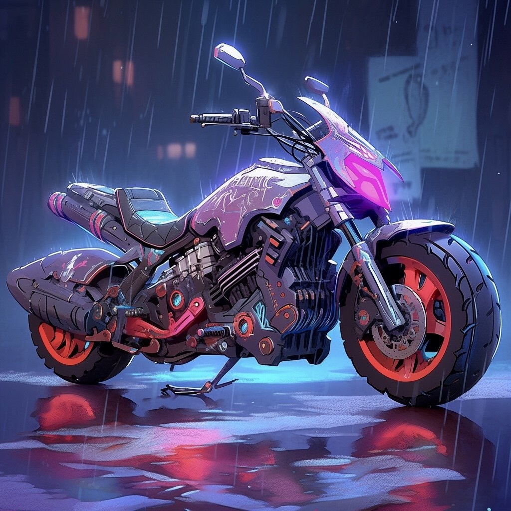 Cyberpunk motorcycle art фото 57