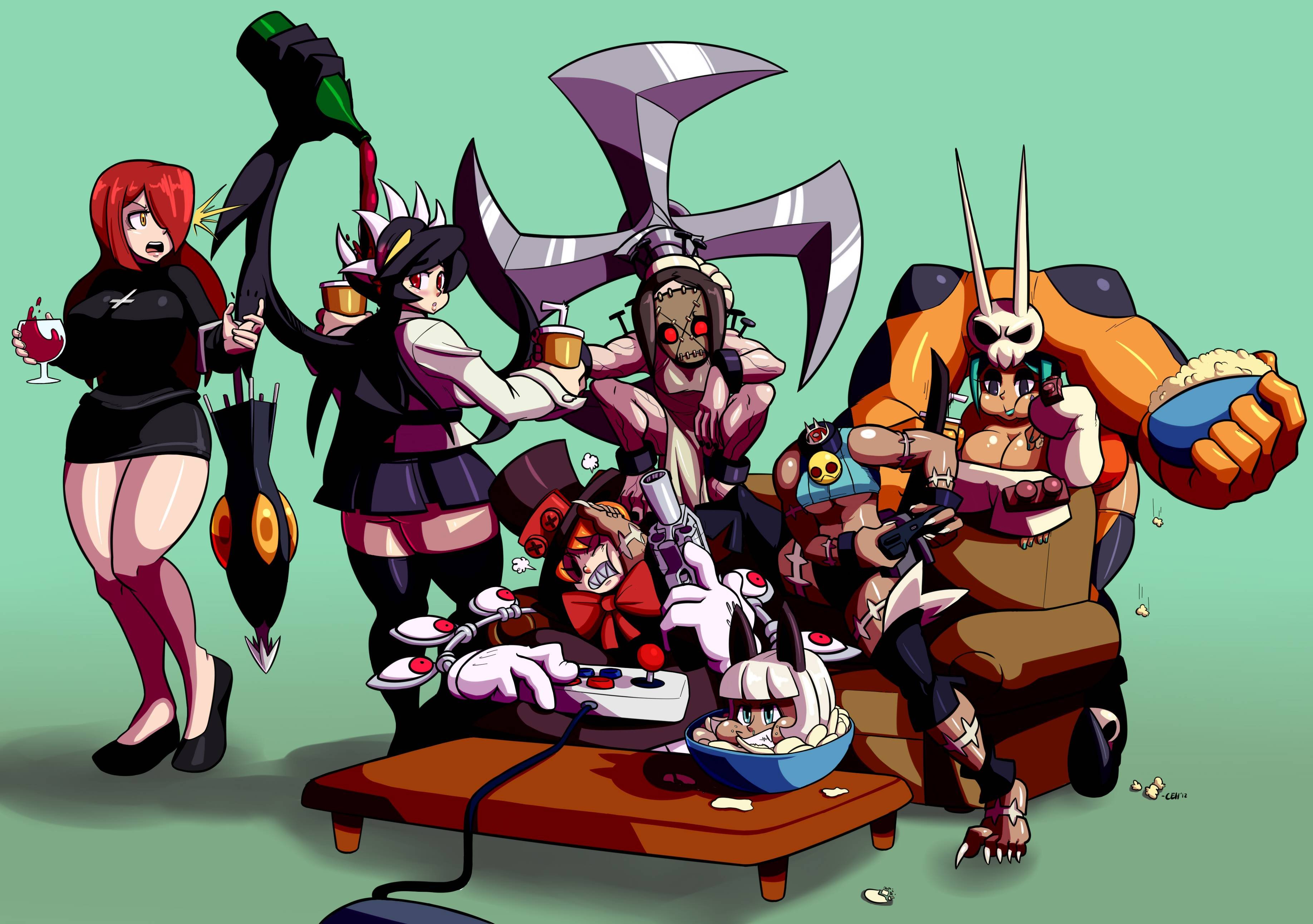 Skullgirls rule34