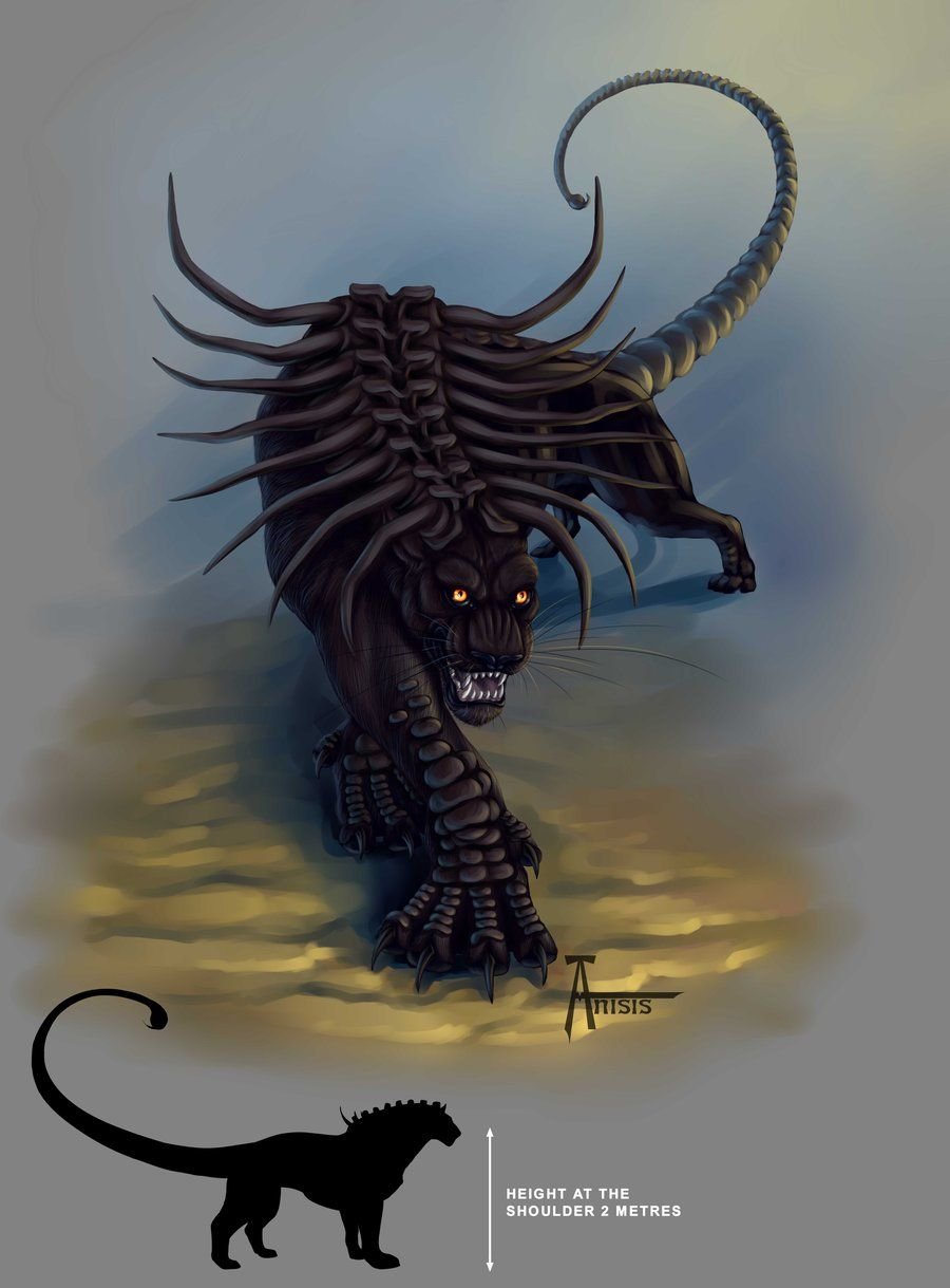 Лев с телом скорпиона
